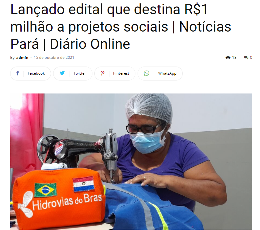 Lançado edital que destina R$1 milhão a projetos sociais | Notícias Pará | Diário Online